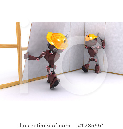 Royalty-Free (RF) Robot Clipart Illustration by KJ Pargeter - Stock Sample #1235551