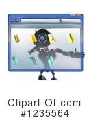 Robot Clipart #1235564 by KJ Pargeter