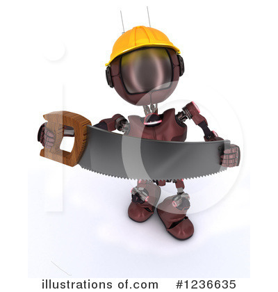 Royalty-Free (RF) Robot Clipart Illustration by KJ Pargeter - Stock Sample #1236635