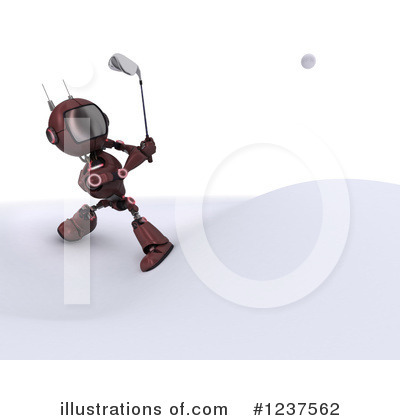 Royalty-Free (RF) Robot Clipart Illustration by KJ Pargeter - Stock Sample #1237562