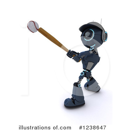 Royalty-Free (RF) Robot Clipart Illustration by KJ Pargeter - Stock Sample #1238647