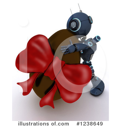 Royalty-Free (RF) Robot Clipart Illustration by KJ Pargeter - Stock Sample #1238649