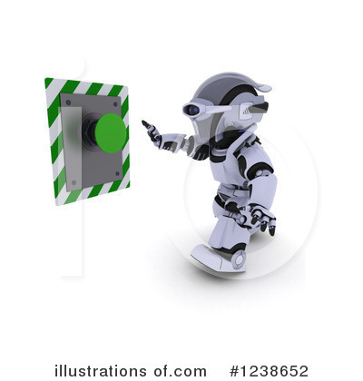 Royalty-Free (RF) Robot Clipart Illustration by KJ Pargeter - Stock Sample #1238652