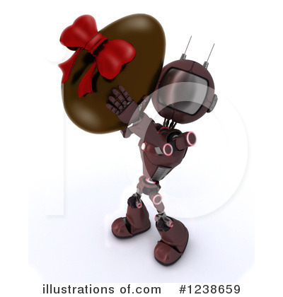 Royalty-Free (RF) Robot Clipart Illustration by KJ Pargeter - Stock Sample #1238659