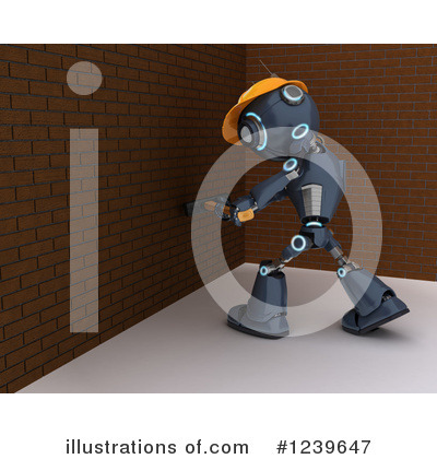 Royalty-Free (RF) Robot Clipart Illustration by KJ Pargeter - Stock Sample #1239647