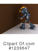 Robot Clipart #1239647 by KJ Pargeter