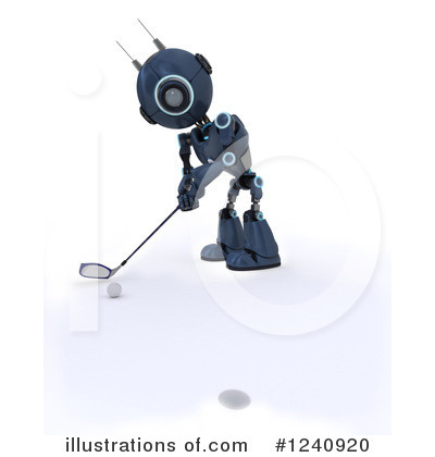 Royalty-Free (RF) Robot Clipart Illustration by KJ Pargeter - Stock Sample #1240920