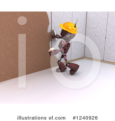 Royalty-Free (RF) Robot Clipart Illustration by KJ Pargeter - Stock Sample #1240926