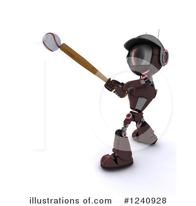 Royalty-Free (RF) Robot Clipart Illustration by KJ Pargeter - Stock Sample #1240928