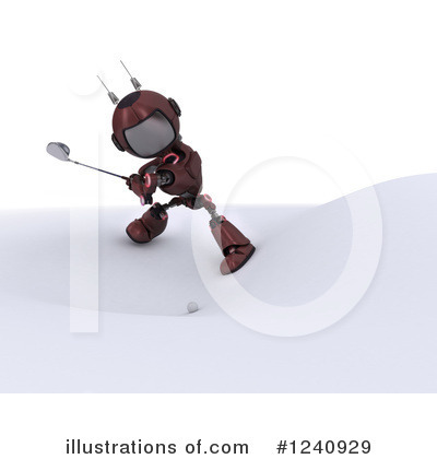 Royalty-Free (RF) Robot Clipart Illustration by KJ Pargeter - Stock Sample #1240929