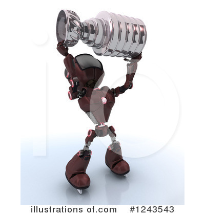 Royalty-Free (RF) Robot Clipart Illustration by KJ Pargeter - Stock Sample #1243543