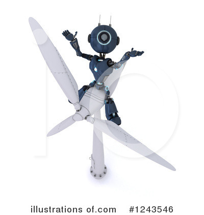 Royalty-Free (RF) Robot Clipart Illustration by KJ Pargeter - Stock Sample #1243546
