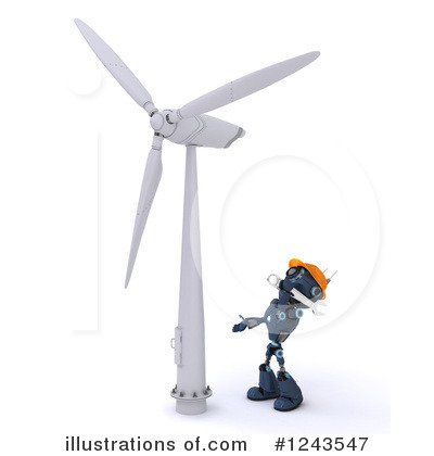 Windmill Clipart #1243547 by KJ Pargeter