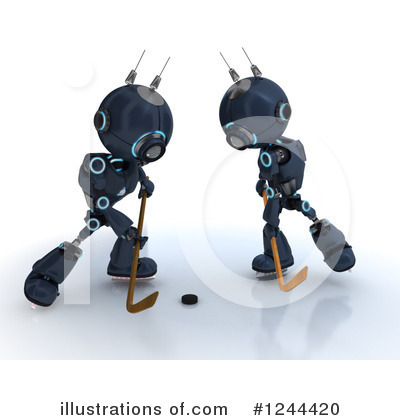 Royalty-Free (RF) Robot Clipart Illustration by KJ Pargeter - Stock Sample #1244420