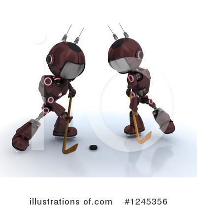 Royalty-Free (RF) Robot Clipart Illustration by KJ Pargeter - Stock Sample #1245356