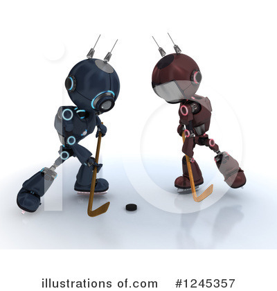 Royalty-Free (RF) Robot Clipart Illustration by KJ Pargeter - Stock Sample #1245357