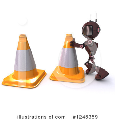 Royalty-Free (RF) Robot Clipart Illustration by KJ Pargeter - Stock Sample #1245359