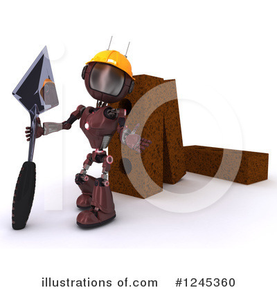 Royalty-Free (RF) Robot Clipart Illustration by KJ Pargeter - Stock Sample #1245360