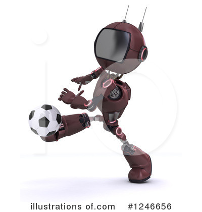Royalty-Free (RF) Robot Clipart Illustration by KJ Pargeter - Stock Sample #1246656