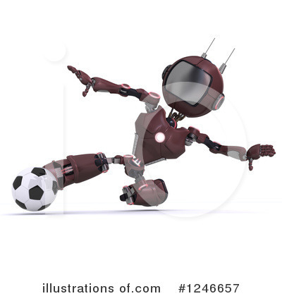 Royalty-Free (RF) Robot Clipart Illustration by KJ Pargeter - Stock Sample #1246657