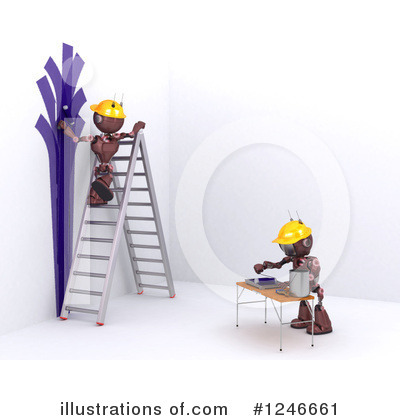 Royalty-Free (RF) Robot Clipart Illustration by KJ Pargeter - Stock Sample #1246661