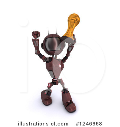 Royalty-Free (RF) Robot Clipart Illustration by KJ Pargeter - Stock Sample #1246668