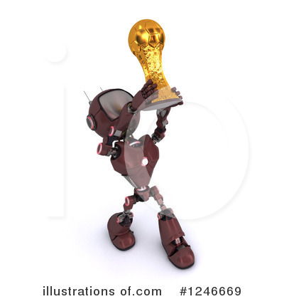 Royalty-Free (RF) Robot Clipart Illustration by KJ Pargeter - Stock Sample #1246669