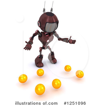Royalty-Free (RF) Robot Clipart Illustration by KJ Pargeter - Stock Sample #1251096