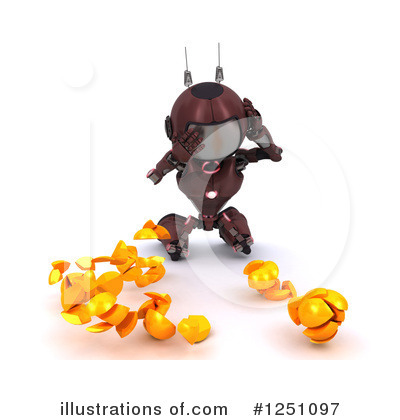 Royalty-Free (RF) Robot Clipart Illustration by KJ Pargeter - Stock Sample #1251097