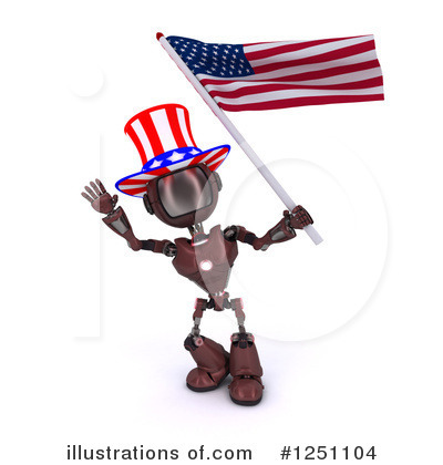 Royalty-Free (RF) Robot Clipart Illustration by KJ Pargeter - Stock Sample #1251104