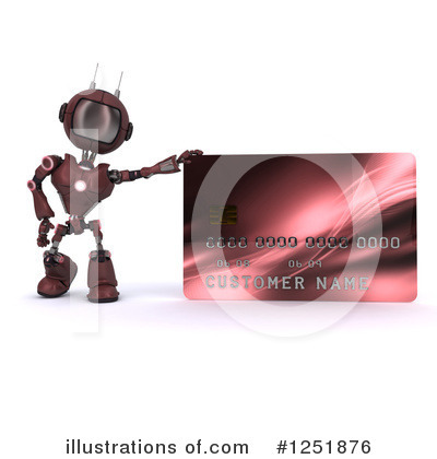 Royalty-Free (RF) Robot Clipart Illustration by KJ Pargeter - Stock Sample #1251876