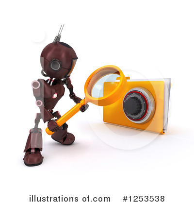 Royalty-Free (RF) Robot Clipart Illustration by KJ Pargeter - Stock Sample #1253538
