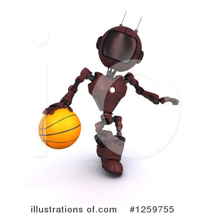 Basketball Clipart #1259755 by KJ Pargeter