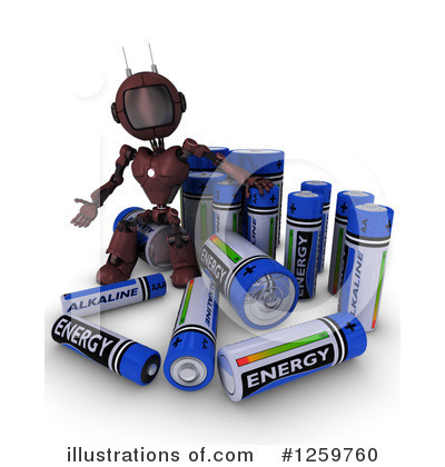 Royalty-Free (RF) Robot Clipart Illustration by KJ Pargeter - Stock Sample #1259760