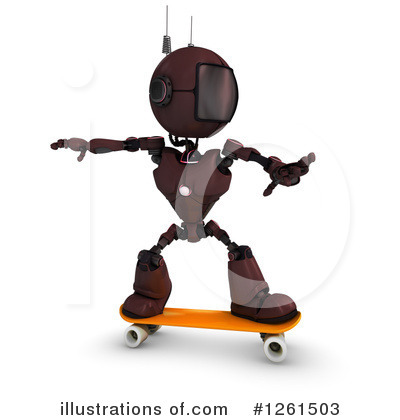 Royalty-Free (RF) Robot Clipart Illustration by KJ Pargeter - Stock Sample #1261503