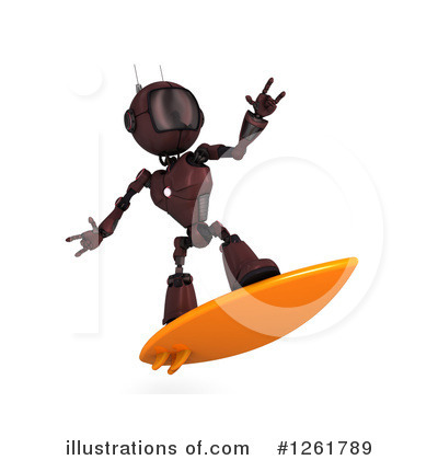 Royalty-Free (RF) Robot Clipart Illustration by KJ Pargeter - Stock Sample #1261789