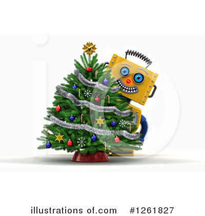 Royalty-Free (RF) Robot Clipart Illustration by stockillustrations - Stock Sample #1261827