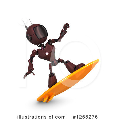Royalty-Free (RF) Robot Clipart Illustration by KJ Pargeter - Stock Sample #1265276