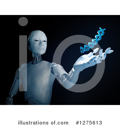 Royalty-Free (RF) Robot Clipart Illustration by Mopic - Stock Sample #1275613