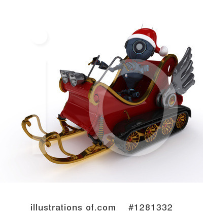Royalty-Free (RF) Robot Clipart Illustration by KJ Pargeter - Stock Sample #1281332