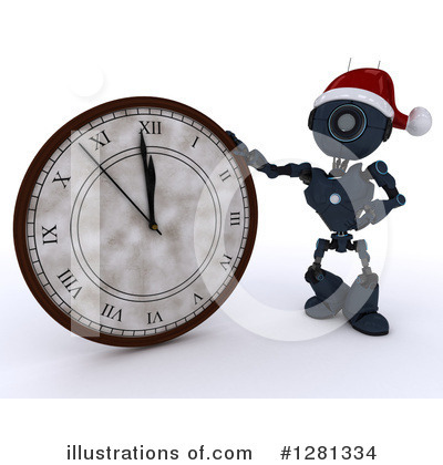 Royalty-Free (RF) Robot Clipart Illustration by KJ Pargeter - Stock Sample #1281334