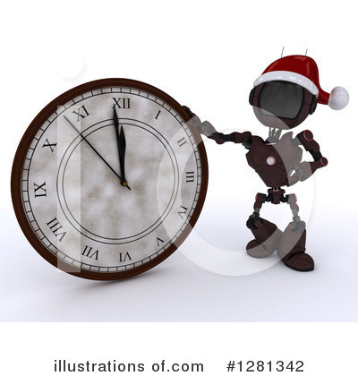 Royalty-Free (RF) Robot Clipart Illustration by KJ Pargeter - Stock Sample #1281342