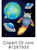 Robot Clipart #1287933 by visekart