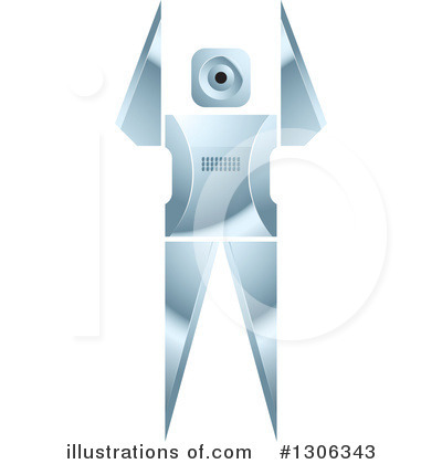 Royalty-Free (RF) Robot Clipart Illustration by Lal Perera - Stock Sample #1306343