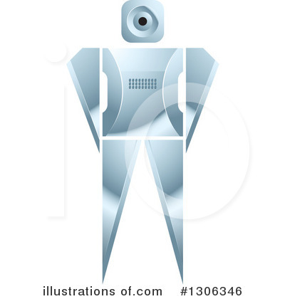 Royalty-Free (RF) Robot Clipart Illustration by Lal Perera - Stock Sample #1306346