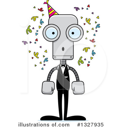 Royalty-Free (RF) Robot Clipart Illustration by Cory Thoman - Stock Sample #1327935