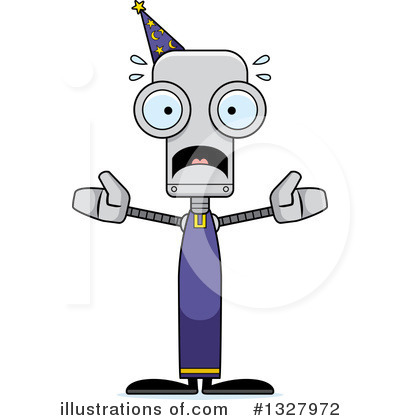 Royalty-Free (RF) Robot Clipart Illustration by Cory Thoman - Stock Sample #1327972