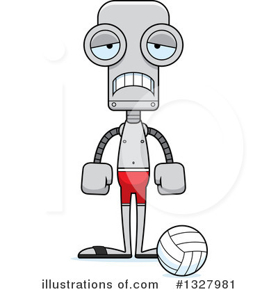 Royalty-Free (RF) Robot Clipart Illustration by Cory Thoman - Stock Sample #1327981