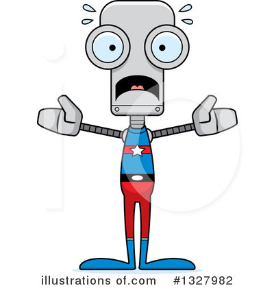 Royalty-Free (RF) Robot Clipart Illustration by Cory Thoman - Stock Sample #1327982