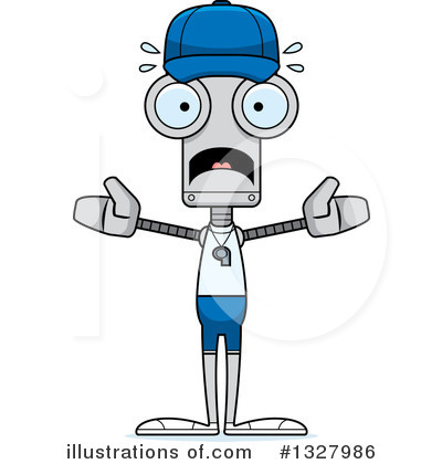 Royalty-Free (RF) Robot Clipart Illustration by Cory Thoman - Stock Sample #1327986